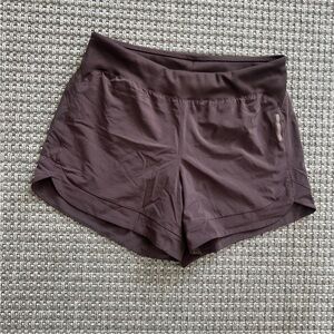 REI co-op purple Athletic running  Shorts with Stretchy Performance Fabric